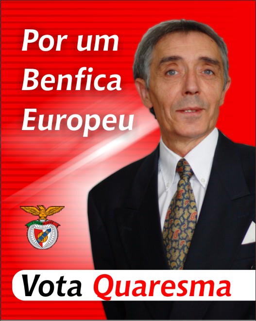 Por Um Benfica europeu - Vota Quaresma!